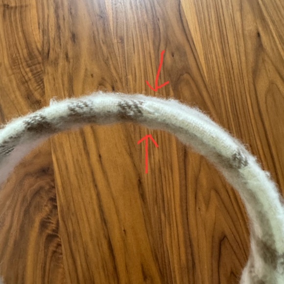 Authentic Burberry 100% Cashmere Pink Ear Muffs - Picture 5 of 5